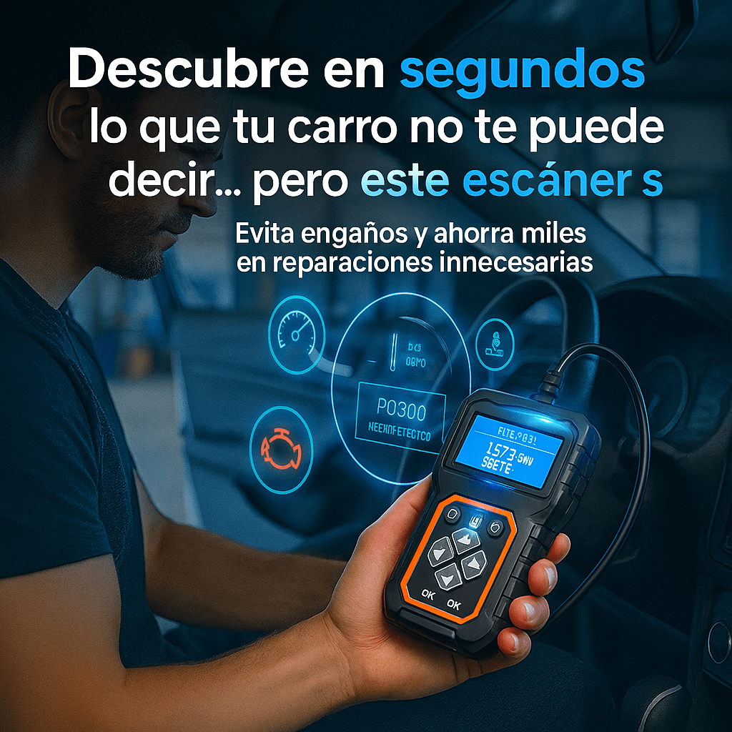 SCÁNER UNIVERSAL DE AUTO T31 - Detecta fallas antes de que sea demasiado tarde.