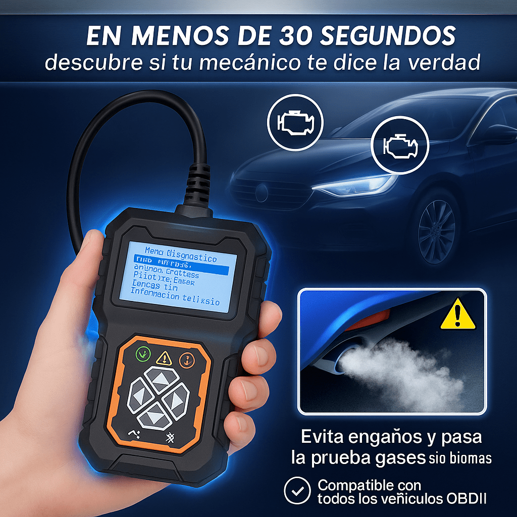 SCÁNER UNIVERSAL DE AUTO T31 - Detecta fallas antes de que sea demasiado tarde.