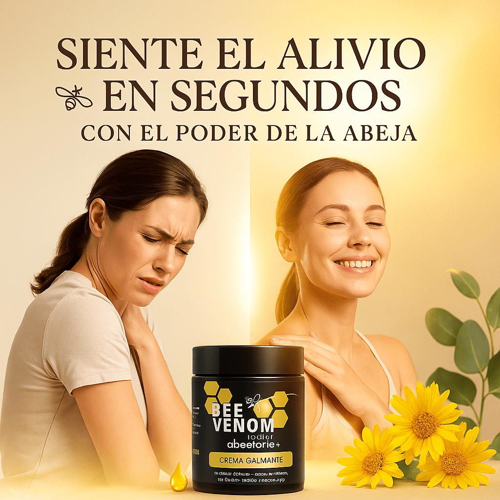 Bee Venom – Crema Natural con Veneno de Abeja y Árnica