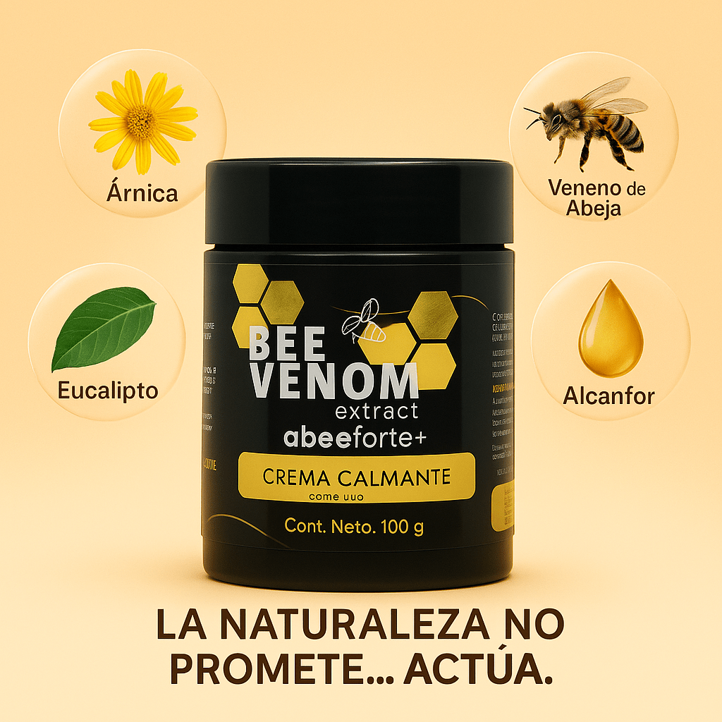 Bee Venom – Crema Natural con Veneno de Abeja y Árnica