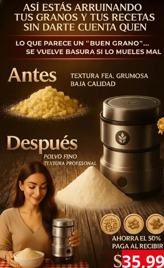 Si quieres controlar tu receta, empieza por controlar el molido
