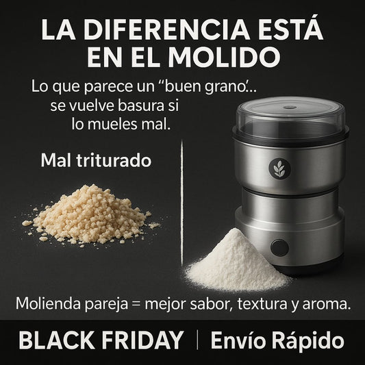 Si quieres controlar tu receta, empieza por controlar el molido