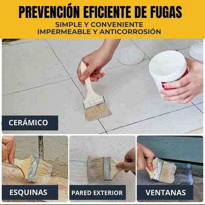 Combo 2x1 (2 envases de 300 g) + cepillo aplicador GRATIS - Elimina goteras y filtraciones en menos de 12h!